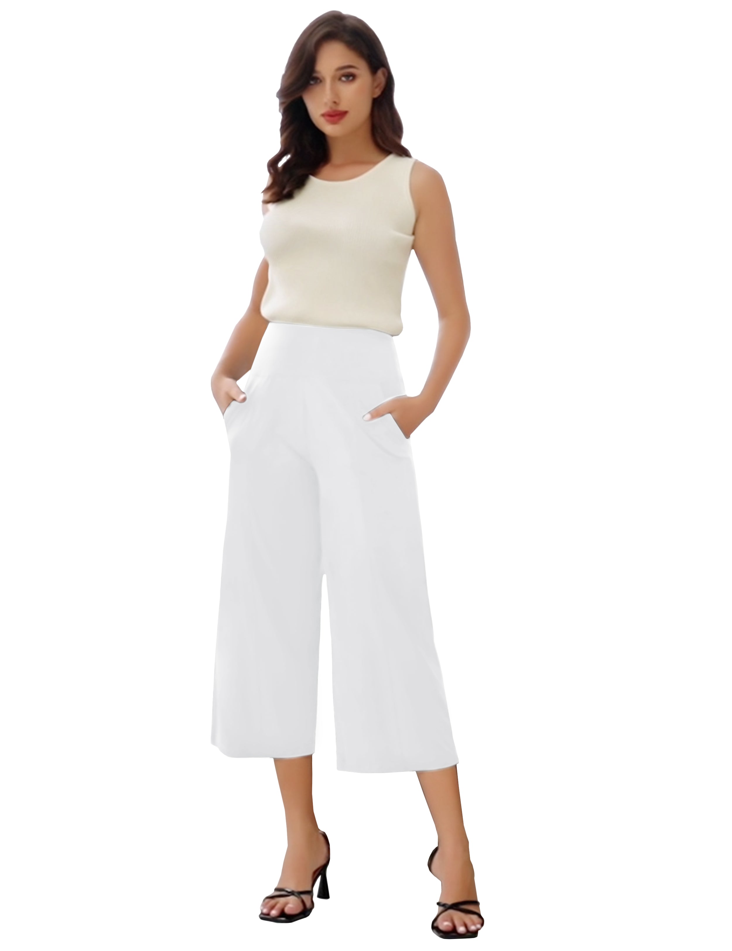 Capri Leggings in White — The First Day Edit style look